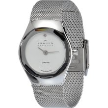 Skagen Men's Stainless Steel Quartz Silver Dial 432SSSS