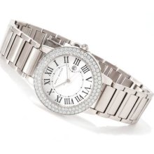 Sonia Bitton for Brilliante Swiss Quartz Stainless Steel Bracelet Watch