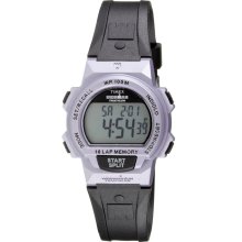 Sport TIMEX Ironman Triathlon New Chronograph Ladies Black Rubber Digital Watch