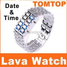 Sports Iron Samurai Inspired Faceless Watch Digital Lava Style Minim