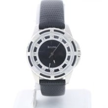 Stainless Steel Quartz Wintermoor Black Mother Of Pearl Dial Diamonds