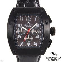 STRUMENTO MARINO SM056LBK/BK Chronograph Men's Watch