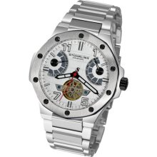 Stuhrling Men's Automatic White Dial Stainless Steel Watch 1160 331110