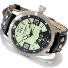 Stuhrling Original Men's Eagle Brigade Quartz Leather Strap Watch