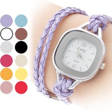 Style Women's Fashionable PU Analog Quartz Bracelet Watch (Assorted Colors)