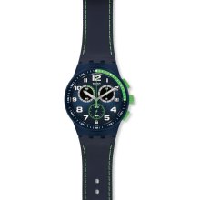 Swatch Green Rush Chronograph Mens Watch Susn402