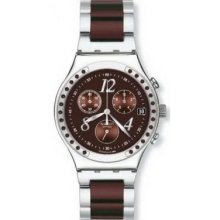 Swatch Irony Chrono Dreambrown Chronograph Ladies Watch