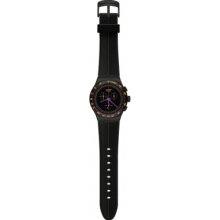 Swatch Purple In Dark Chronograph Mens Watch