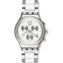 Swatch Secret Thought White Ladies Watch Ycs552g