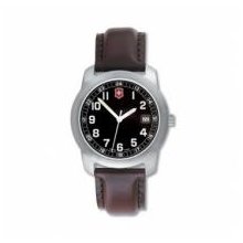 Swiss Army - Victorinox 26012.CB - Field Large Black Dial Brown Leather Stra