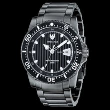 Swiss Eagle Sea Ranger Pinstripe Dial Watch