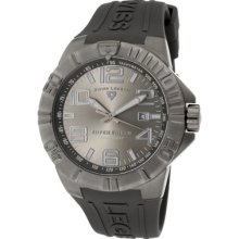 Swiss Legend Men's Super Shield Gunmetal Dial Gunmetal Ip Ss Case Grey