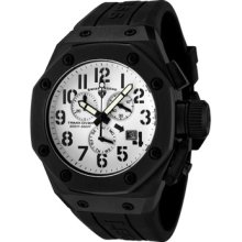 Swiss Legend Men's 'Trimix Diver' Black Silicone Watch ...