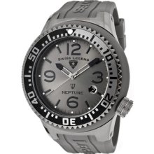 Swiss Legend Watch 21818p-gm-018b Men's Neptune Gunmetal Dial Gunmetal Case