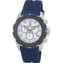 Swiss Military Marine Rubber Chronograph Mens Watch 06-4M2-04-00