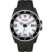 Swiss Military Mens Ranger White Black Watch