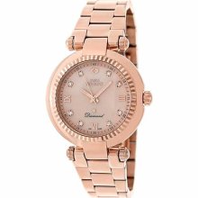 Swiss Precimax Women's Avant Diamond SP12136 Rose-Gold Stainless-Steel Swiss Quartz Watch with Mother-Of-Pearl Dial