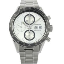 Tag Heuer Carrera Silver Chrono Cv2011.ba0786 Men's On Sale