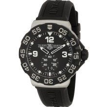 Tag Heuer Men's Wah1010.bt0717 Formula 1 Grande Black Dial Rubber Strap Watch