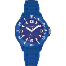 Tekday Children's Blue Plastic Silicone Sport Watch