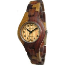 Tense Wood Womens Sandal Wood Watch - Wood Bracelet - Wood Dial - L7509I