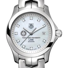 Texas A&M TAG Heuer Watch - Women's Link w/ MOP