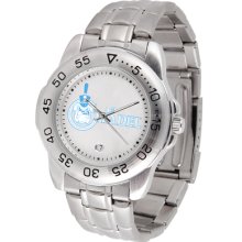 The Citadel Bulldogs Logo- Mens Sport Steel Watch