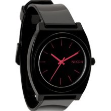 The Time Teller P Watch for All - One Size - Black / Bright Pink