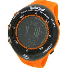 Timberl& Digital Orange Resin Mens Watch Tbl.13386jpob/02