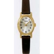 Timex Brown Leather Strap Core Cavatina Watch