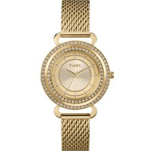 Timex 'Classic Crystals' Round Bracelet Watch, 33mm