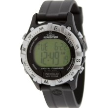 Timex Expedition Trail Digital Compass Watch black silver