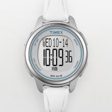 Timex Health Touch Gray And White Resin Digital Watch - T5k637kz -