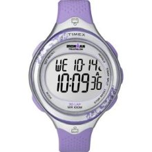 Timex Ironman Clear View 30 Lap - Purple/Silver T5K603