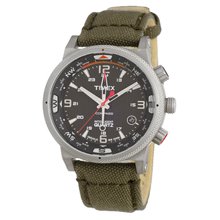 Timex Men's Expedition E-Compass Watch T49819su With Green Strap