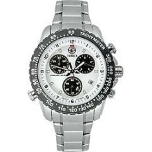 Timex Mens T42331 Expedition Premium Collection Chronograph Silver-tone Stainles