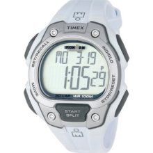 Timex Men's T5k6909j Ironman Traditional 50 Lap Full Size White Silver Tone