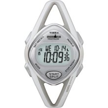 Timex Women's T5K026 Ironman Sleek 50-Lap Light Grey Watch