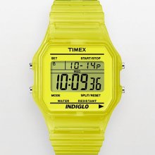 Timex Yellow Digital Chronograph Watch - T2n808kz