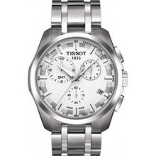 Tissot Couturier GMT Silver Dial Trend Mens Watch T0354391103100 ...