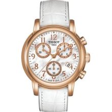 Tissot Dressport Chronograph Ladies Watch T050.217.36.112.00 Msrp $575