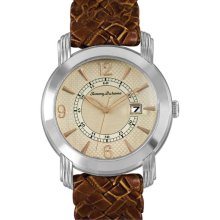 Tommy Bahama 'Charleston' Braided Strap Round Watch