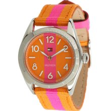 Tommy Hilfiger 1781296 Classic Pink & Orange Strap Women's Watch