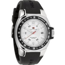 Tommy Hilfiger 1790485 Black Rubber Strap Men's Watch