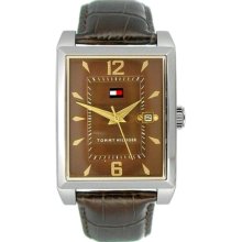 Tommy Hilfiger Brown Dial Brown Band Men Watch 1710170