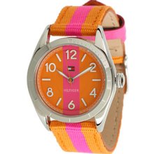 Tommy Hilfiger Classic Pink & Orange Strap Women's Watch 1781296