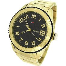 TOMMY HILFIGER GOLD TONE BRACELET LADIES WATCH