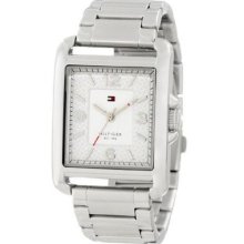 Tommy Hilfiger Women Sport Stainless Steel Watch Silver Tone Dial Analog