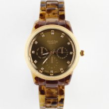 Tortoise Band Watch Tortoise One Size For Women 22058040101