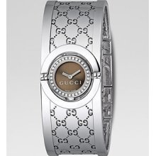 Twirl Diamond Watch 34 Diamond Bangle Gucci Authentic